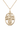 Collar con medalla católica de 5 vías del Espíritu Santo, rellena de oro de 14 quilates, tamaño mediano | 1,9 x 1,27 cm | Cadena de 45,7 cm | Fabricado en EE. UU. por Bliss