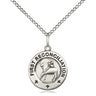 Small sterling silver First Reconciliation pendant necklace with 5/8 inch pendant on 18 inch curb chain by Bliss