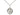 Small sterling silver First Reconciliation pendant necklace with 5/8 inch pendant on 18 inch curb chain by Bliss