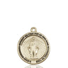 14kt Solid Gold Miraculous Medal Pendant 3/4 inch handcrafted by Bliss Manufacturing