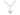 Sterling silver Small Claddagh pendant necklace 3/8 x 3/8 inches with 18 inch chain by Bliss USA