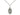 Sterling silver St. Christopher patron saint medal necklace, 5/8 inch pendant with 18 inch chain, handcrafted by Bliss USA