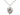 Sterling Silver Small Guardian Angel Necklace 5/8x1/2 pendant on 18 inch curb chain by Bliss