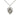 Small Sterling Silver Ecce Homo Catholic pendant necklace 5/8 x 1/2 on 18 inch chain by Bliss