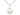 Sterling silver Small Claddagh pendant necklace 5/8 x 1/2 inches with 18 inch chain by Bliss USA