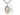 Sterling Silver St. John Paul II patron saint medal necklace 1 1/8 x 3/4 inches with 24 inch chain by Bliss