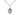 Small Sterling Silver Guardian Angel Medal Necklace 5/8 x 3/8 inches with 18 inch chain handcrafted by Bliss
