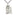 Large Sterling Silver Our Lady of Mental Peace Medal Necklace 1 3/8 inch pendant on 24 inch chain by Bliss