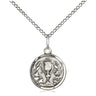 Small sterling silver communion chalice pendant necklace 1/2 inch 18 inch chain by Bliss Manufacturing