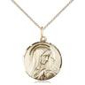 14kt Gold Filled Sorrowful Mother Medal Necklace 3/4 inch on 18 inch chain by Bliss Manufacturing