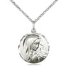 Sterling Silver Sorrowful Mother Pendant Necklace 3/4 x 5/8 inches on 18 inch chain by Bliss