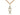 14kt gold filled medium fish cross necklace 1 inch pendant on 24 inch curb chain, Catholic jewelry by Bliss