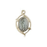 14kt Solid Gold Miraculous Medal Pendant 3/4 x 3/8 inches handcrafted by Bliss