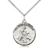 Sterling Silver Good Shepherd Pendant Necklace 7/8 x 3/4 inch with 18 inch chain handcrafted by Bliss