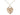 14kt gold filled shamrock heart pendant necklace 3/4 inch with 18 inch chain handmade by Bliss