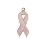 14kt Solid Gold Pink Cancer Awareness Ribbon Medal 7/8 x 1/4 inch Handmade by Bliss Manufacturing