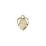 Small 14kt Solid Gold St. Teresa of Avila Patron Saint Medal Pendant 3/8 x 1/4 inch by Bliss Manufacturing