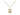 14kt Gold Filled Small Heart Cross Necklace 3/8 inch pendant 18 inch chain handmade by Bliss