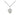 Sterling silver small heart cross necklace 3/8 inch pendant on 18 inch chain handcrafted by Bliss USA