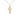 Medium 14kt Gold Filled Greek Orthodox Cross Necklace 1 x 1/2 inches with 18 inch chain by Bliss Manufacturing