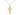 14kt gold filled Catholic crucifix necklace 1 inch by half inch pendant on 18 inch curb chain by Bliss Manufacturing
