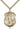 Large 14kt Gold Filled St. Michael Patron Saint Medal Necklace 1 1/4 x 3/4 inches with 24 inch chain by Bliss