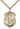 Large 14kt gold filled St. Michael archangel patron saint medal necklace with 24 inch chain by Bliss