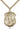 14kt gold filled St. Michael medal necklace with 1.25 inch pendant and 24 inch chain by Bliss