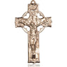 14kt Solid Gold Large Celtic Crucifix Pendant 1 1/2 x 7/8 inch handmade in USA by Bliss
