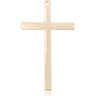 Extra Large 14kt Solid Gold Cross Pendant 3 x 1.75 inches Handcrafted by Bliss Manufacturing USA