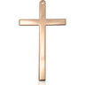 Extra large 14kt solid gold Catholic cross pendant 3 7/8 x 2 1/4 inches handcrafted by Bliss USA
