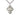 Sterling silver large five-way medal necklace 1-1/4 x 1 inch St Philomena Therese Rita Anthony Jude 24 inch chain handcrafted by Bliss Manufacturing USA