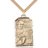 Large 14kt Gold Filled St. Paul the Apostle Patron Saint Medal Necklace 1 1/4 inches by 3/4 inches on 24 inch chain by Bliss