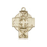 14kt Solid Gold RCIA Medal Pendant 7/8 x 5/8 inches handcrafted by Bliss Manufacturing USA