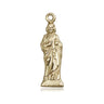 14kt solid gold St. Jude patron saint medal pendant 7/8 inch handcrafted by Bliss Manufacturing
