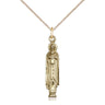 14kt Gold Filled Madonna and Child Pendant Necklace 1 x 1/8 inch with 18 inch Chain by Bliss