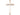 14kt solid gold extra large Catholic altar server cross pendant 2 5/8 inch handmade USA Bliss Manufacturing