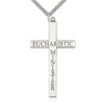 Sterling Silver Extra Large Eucharistic Minister Cross Necklace 2 5/8 x 1 3/8 with 24 inch chain by Bliss
