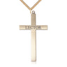 Extra Large 14kt Gold Filled Catholic Lector Cross Necklace 2 5/8 x 1 3/8 inches on 24 inch chain by Bliss