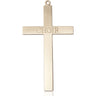 14kt solid gold extra large Choir Cross pendant 2 5/8 x 1 3/8 inches handcrafted by Bliss USA