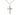 Sterling Silver Hearts with Sunburst Cross Necklace 1 inch by 5/8 inch pendant on 18 inch chain by Bliss