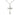 Sterling Silver Medium Cross Necklace 1 x 5/8 inches with 18 inch chain by Bliss Manufacturing