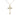 14kt Gold Filled Medium Cross Necklace 1-1/8 inch by 1/2 inch with 18 inch Chain by Bliss Manufacturing