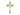 14kt solid gold medium cross pendant 1 inch by 5/8 inch handcrafted by Bliss Manufacturing