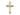 14kt solid gold medium cross pendant 1 1/8 inch by 5/8 inch handcrafted by Bliss Manufacturing