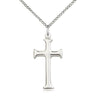 Sterling Silver Lite Curb Chain Necklace 18 inch with 1mm x 0.5mm Links by Bliss Manufacturing USA