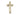 14kt solid gold Catholic cross pendant 1 inch by half inch handcrafted by Bliss Manufacturing USA