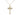 14kt Gold Filled Medium Cross Necklace 1 inch by half inch pendant with 18 inch curb chain by Bliss