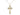 14kt Gold Filled Medium Cross Necklace 1 1/8 inch by 5/8 inch pendant on 18 inch curb chain by Bliss