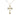 14kt Gold Filled Medium Catholic cross necklace pendant 1 1/8 x 5/8 inches on 18 inch curb chain by Bliss